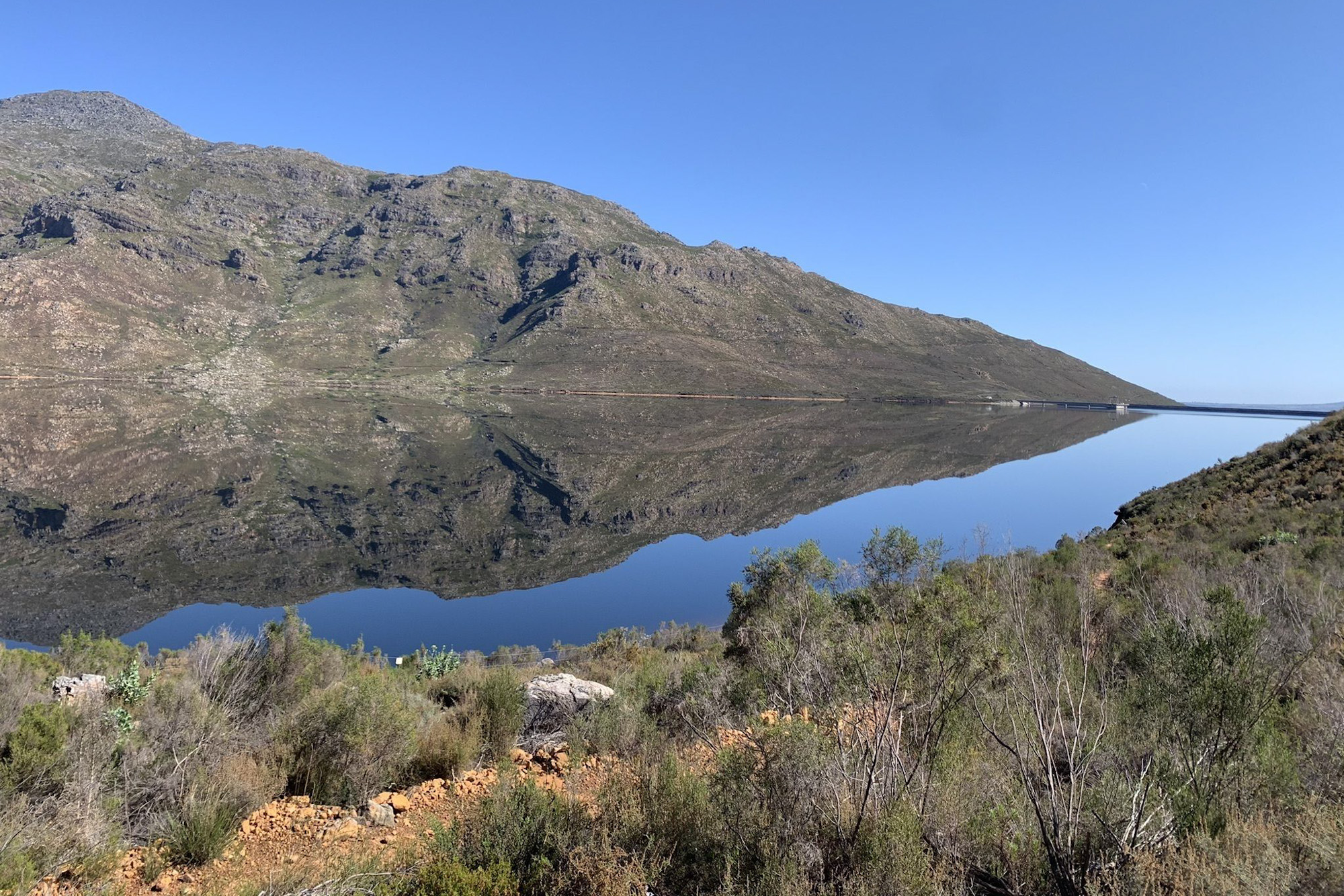 Berg River Dam Franschhoek Western Cape South Africa hiking trail review